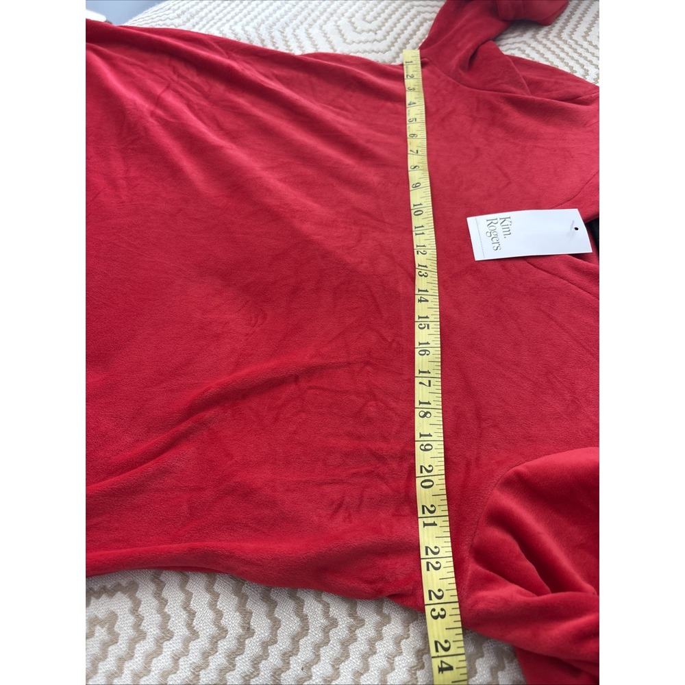 Kim Rogers Missy Red Top, Soft, Size Xl, Nwt - Picture 5 of 5